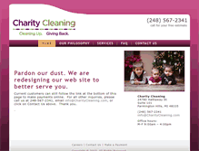 Tablet Screenshot of charitycleaning.com